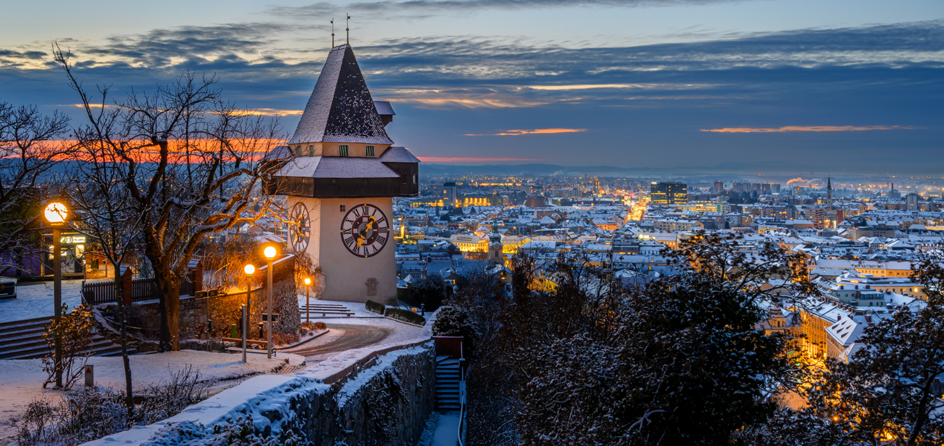 A photo of the Graz’s Clock Tower, Austria