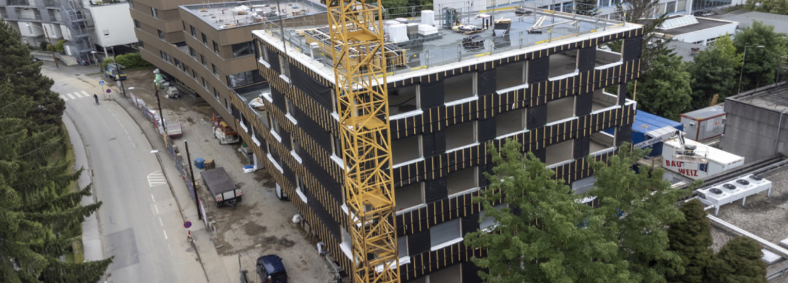 Office being built